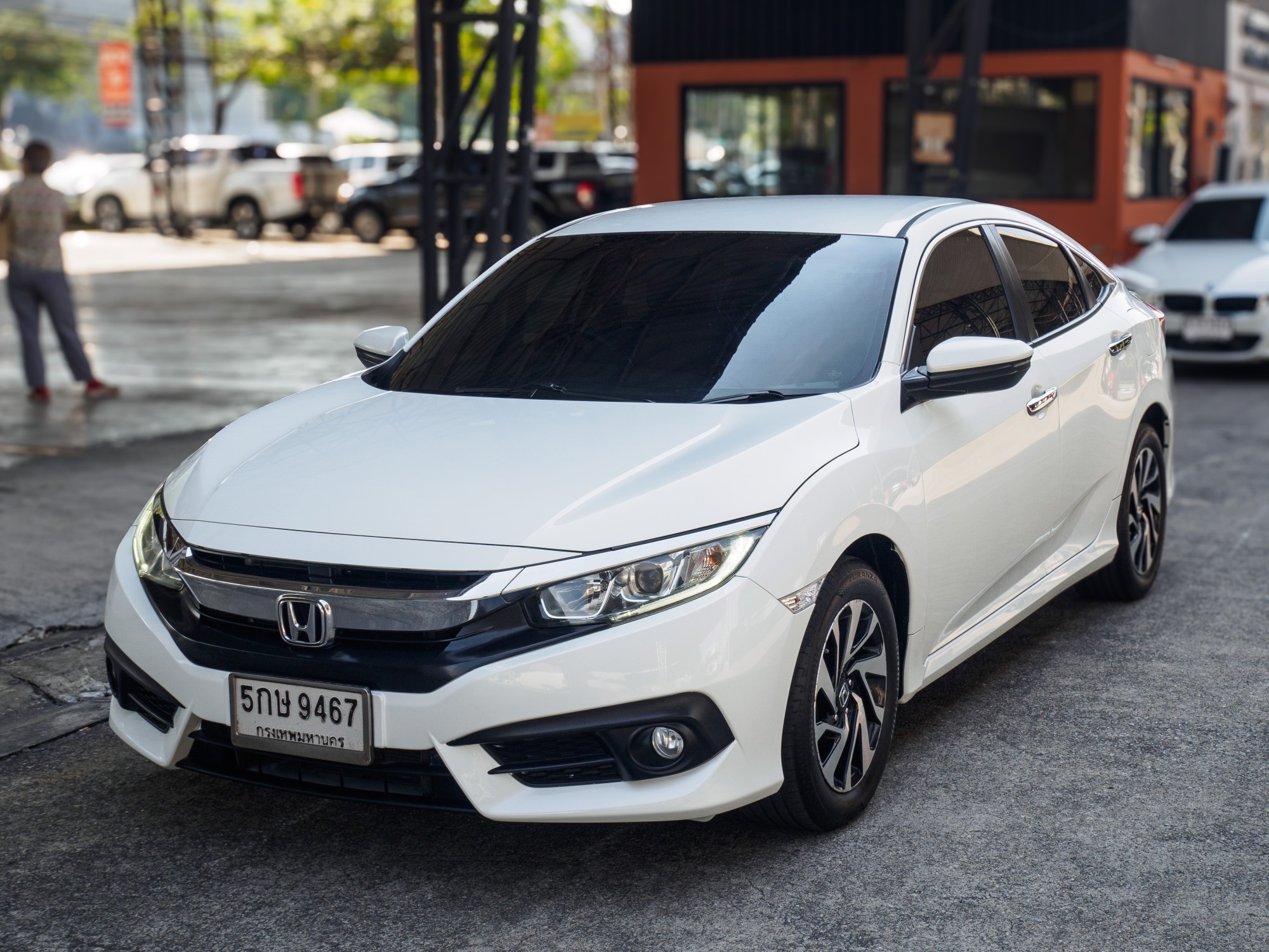 2017 Honda Civic Sedan สีขาว