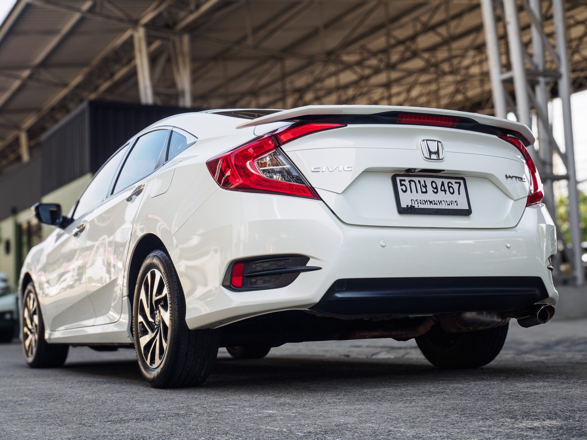 2017 Honda Civic Sedan สีขาว