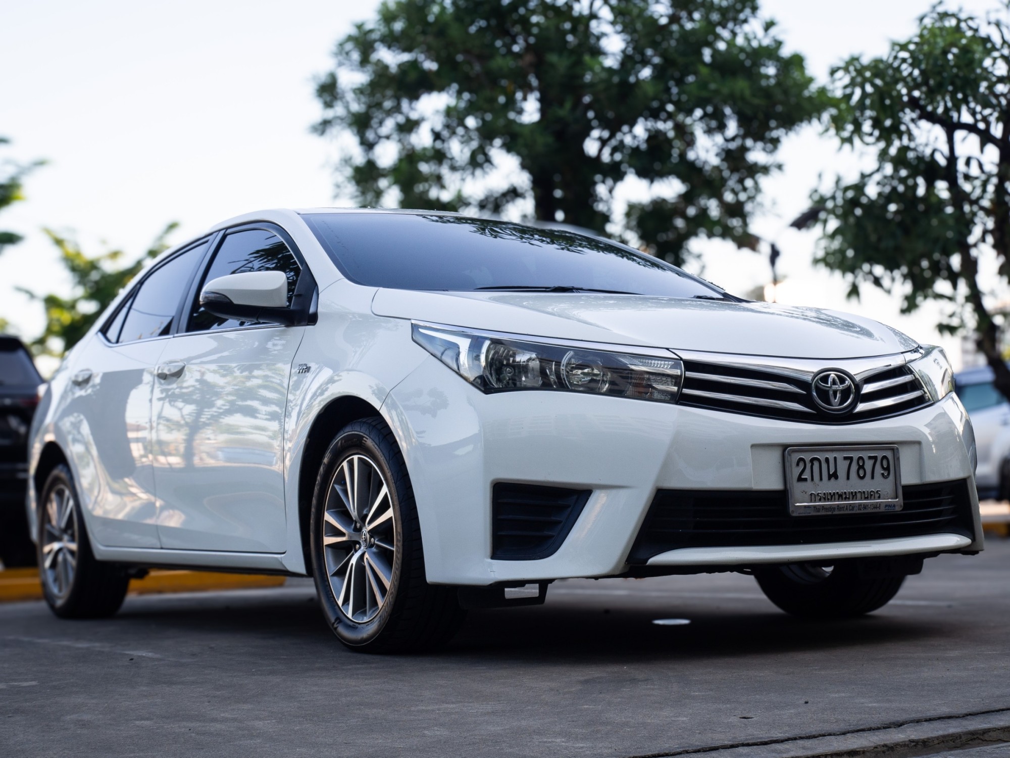 2014 Toyota ALTIS 1.6E CNG สีขาว