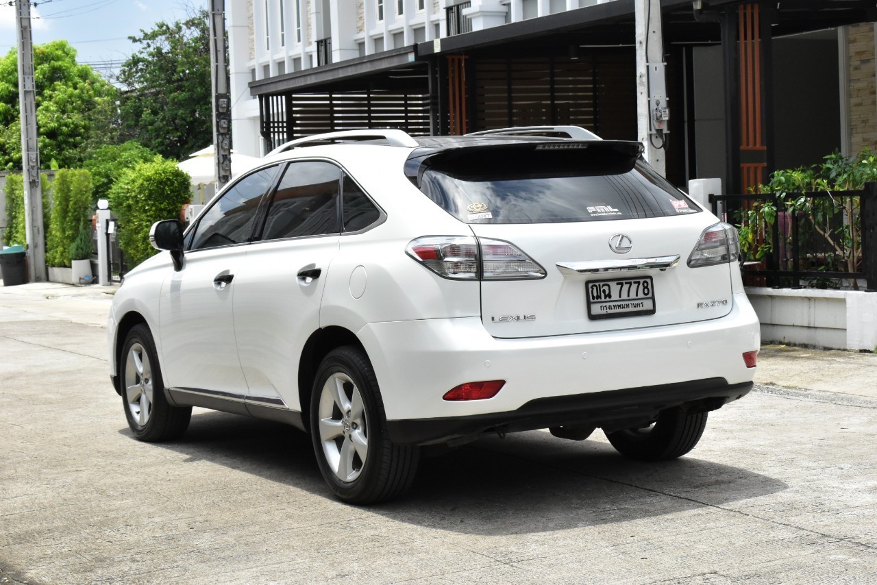 Lexus Rx270 ปี:2011 เกียร์: ออโต้ เครื่องยนต์: เบนซิน สี:ขาว ไมล์: 15x,xxx กม.