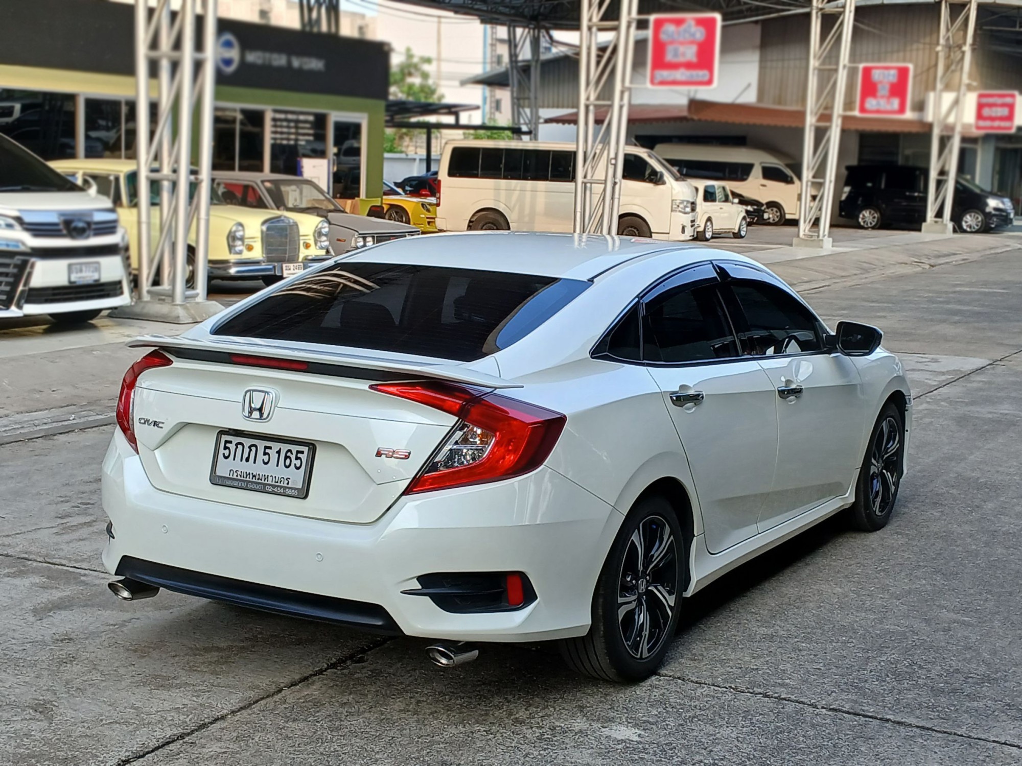 2016 Honda Civic Sedan สีขาว