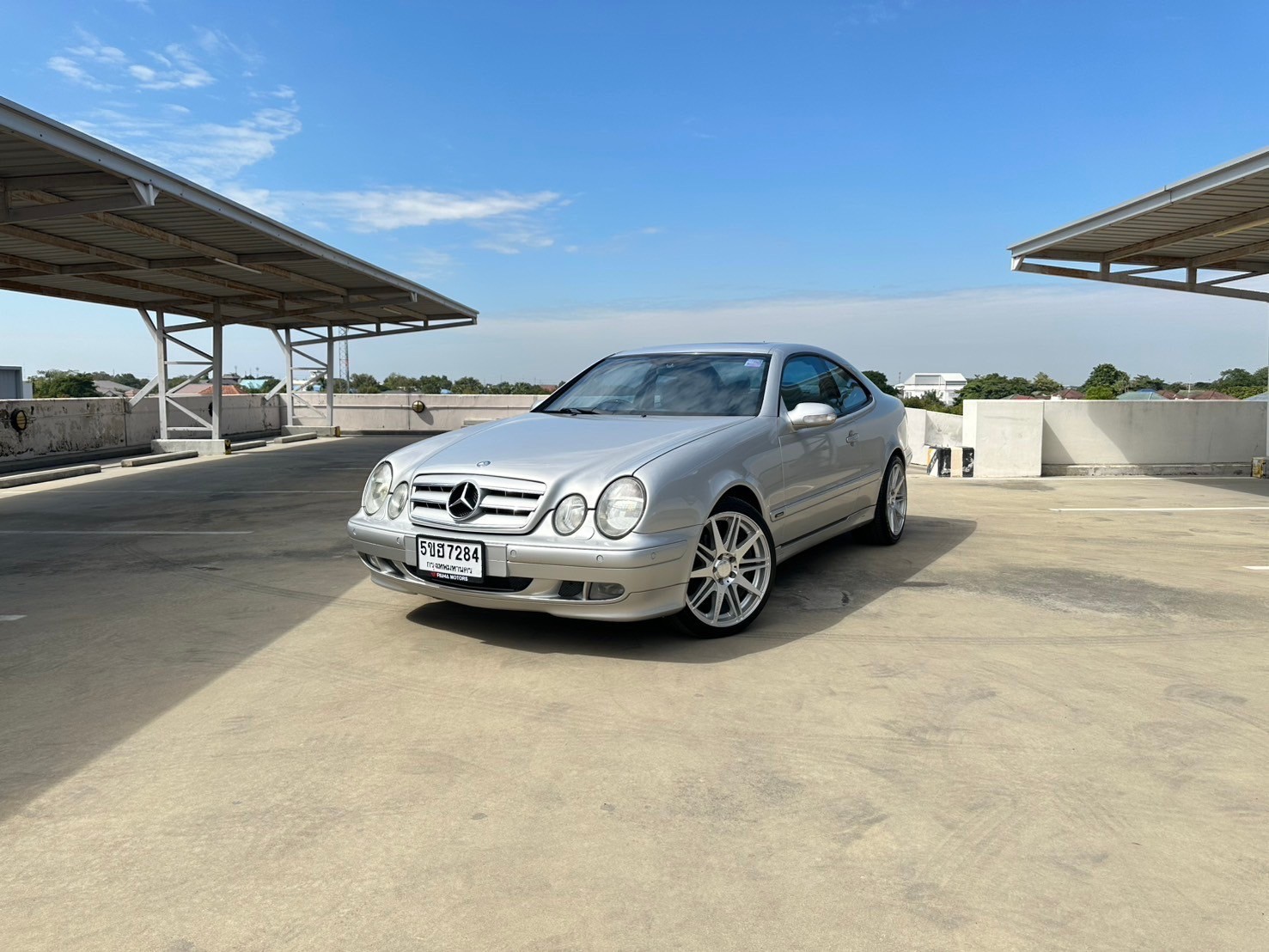 2003 Mercedes-Benz CLK-Class W208 CLK230 สีเงิน