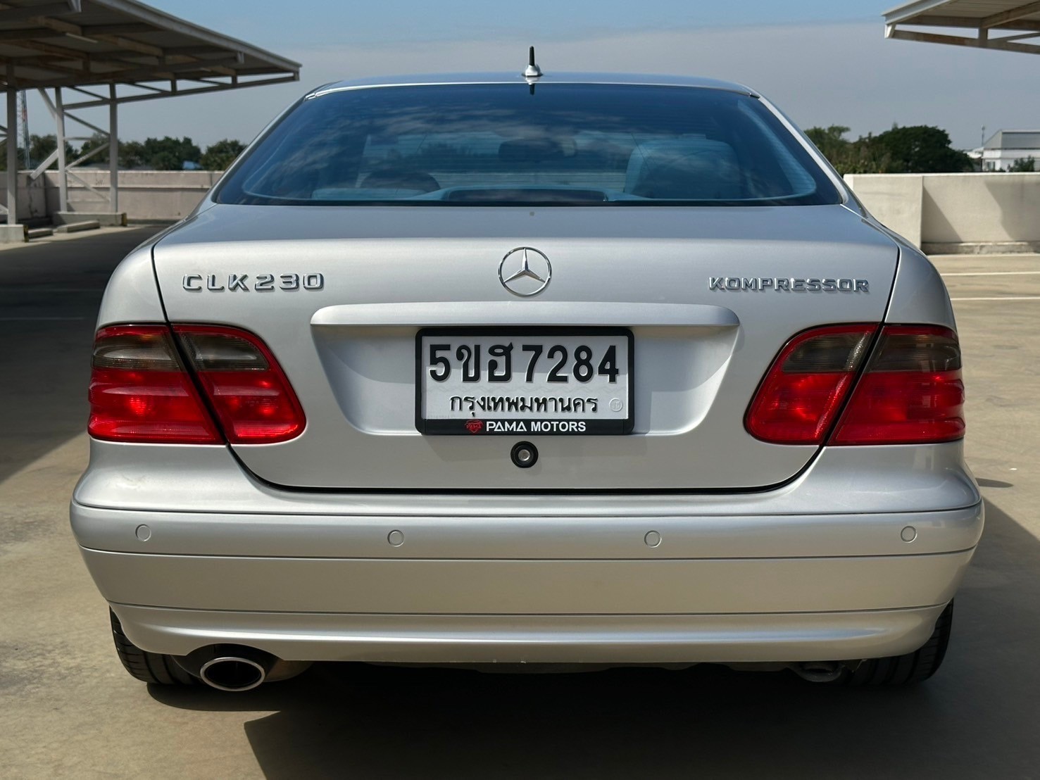 2003 Mercedes-Benz CLK-Class W208 CLK230 สีเงิน