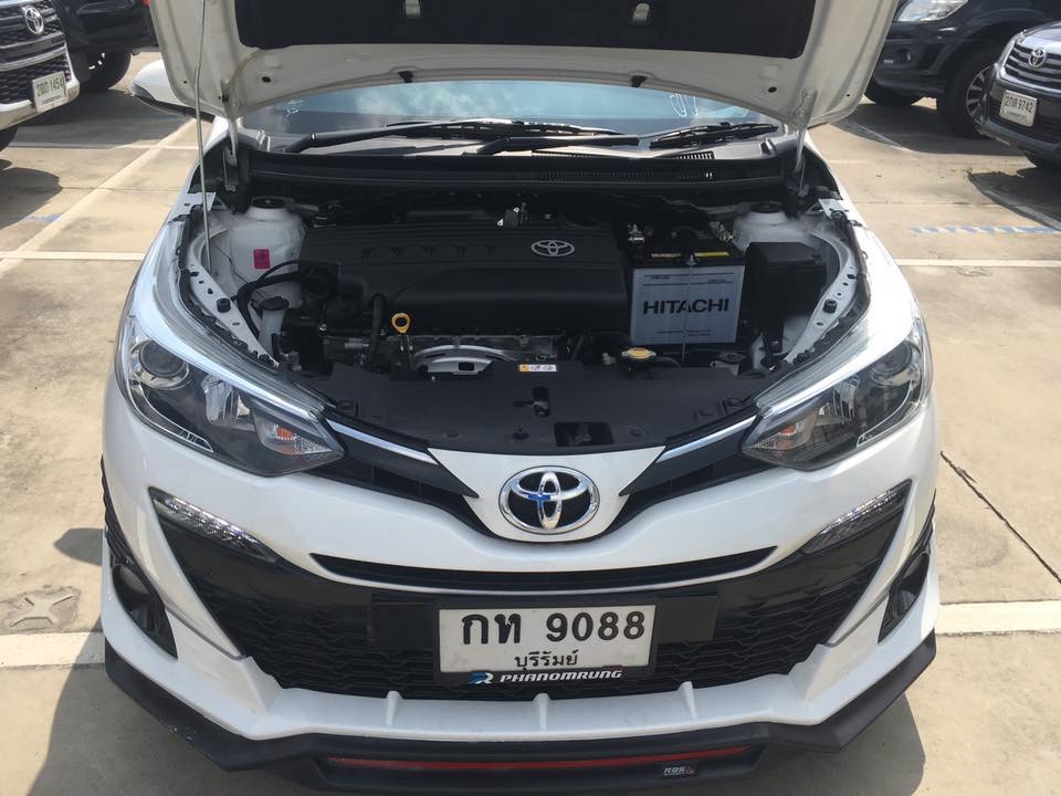 Toyota Yaris ปี 2018 สีขาว