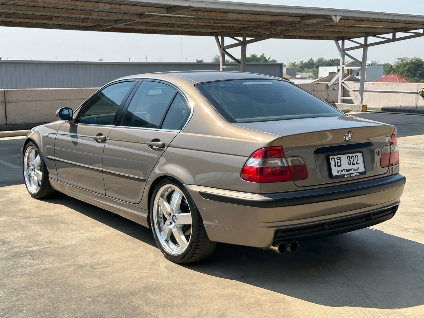 2003 BMW 3 Series E46 323i สีน้ำตาล