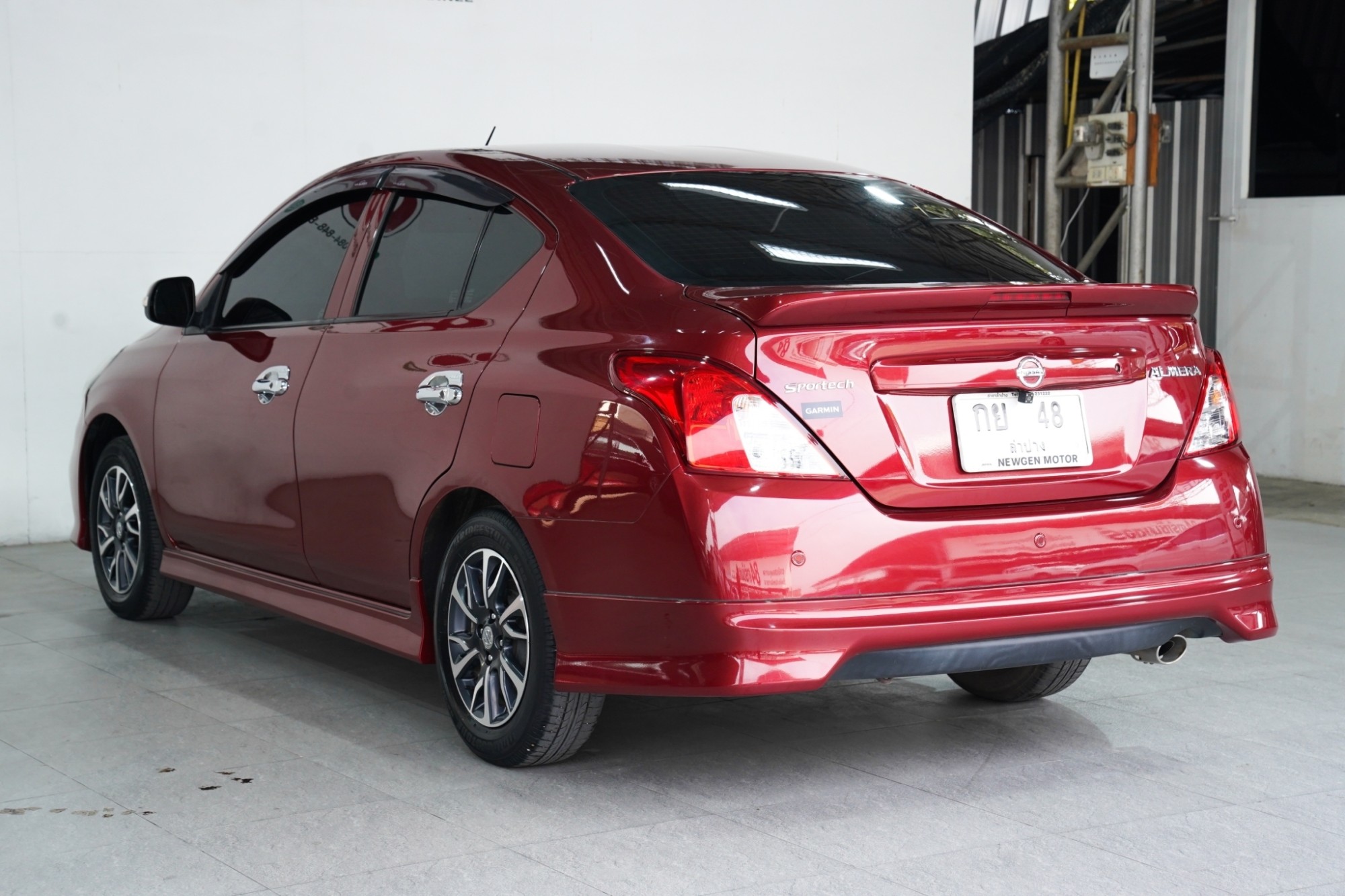 #NISSAN #ALMERA 1.2E CVT Sportech AT ปี2019 สีแดง