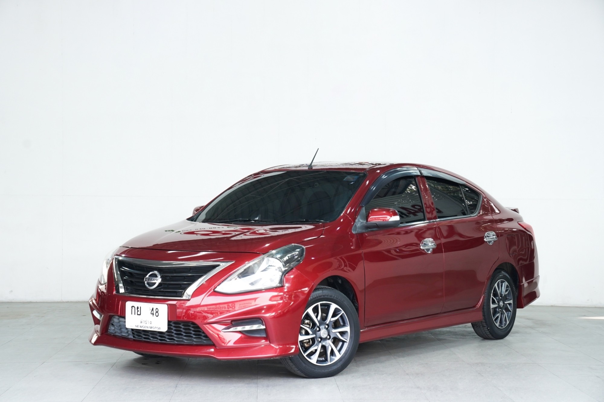 #NISSAN #ALMERA 1.2E CVT Sportech AT ปี2019 สีแดง