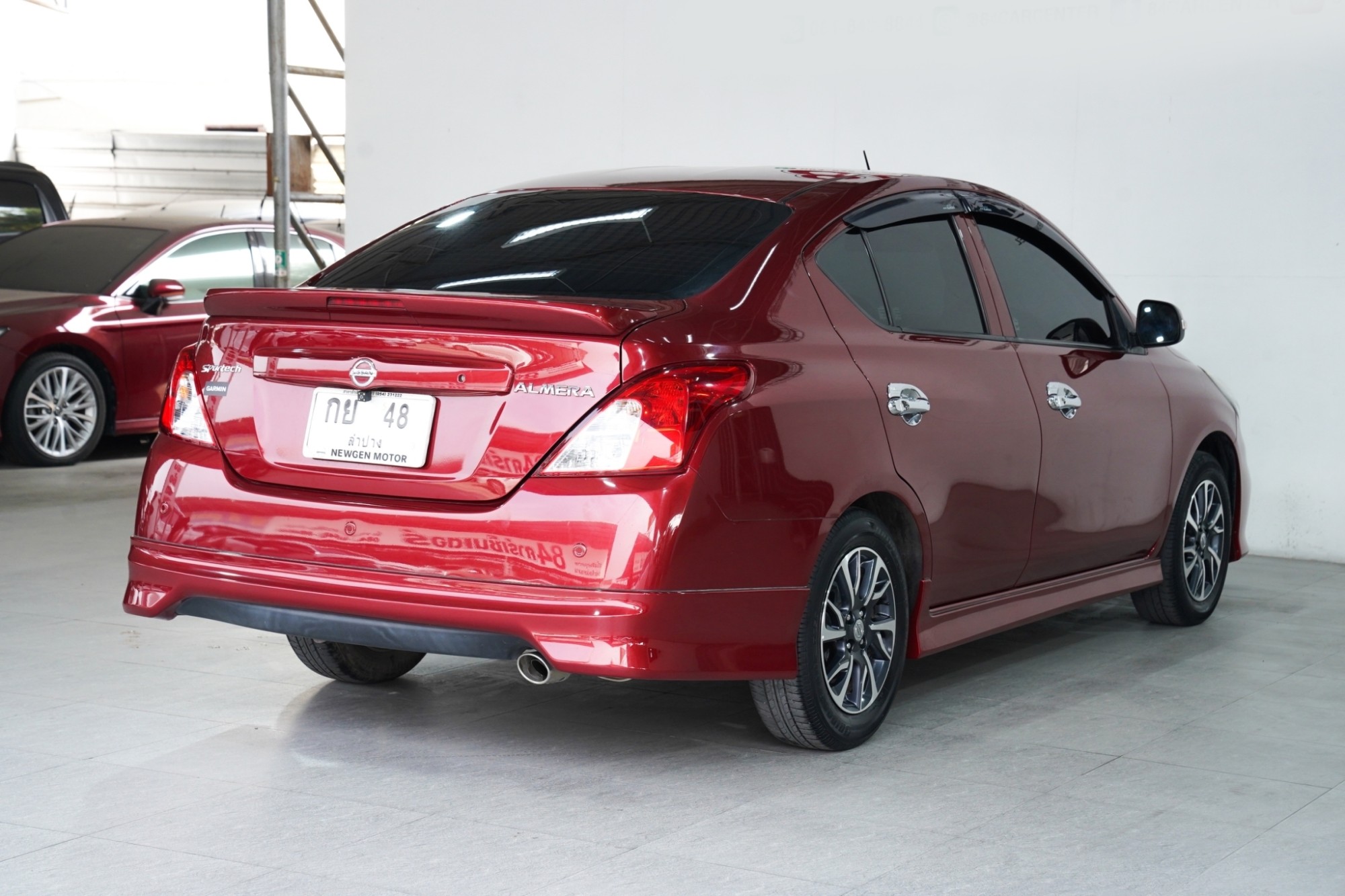 #NISSAN #ALMERA 1.2E CVT Sportech AT ปี2019 สีแดง