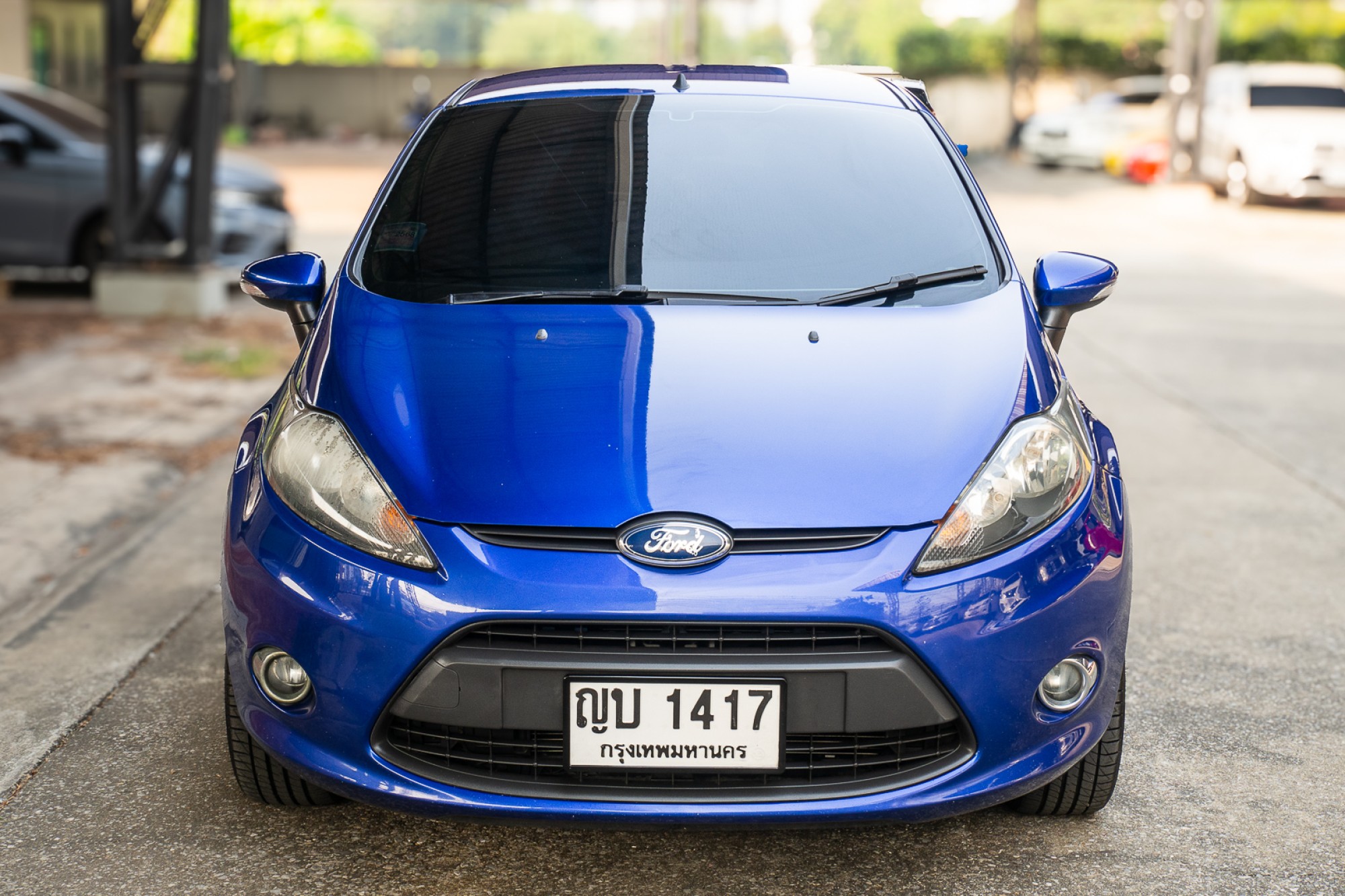 2011 Ford Fiesta สีน้ำเงิน