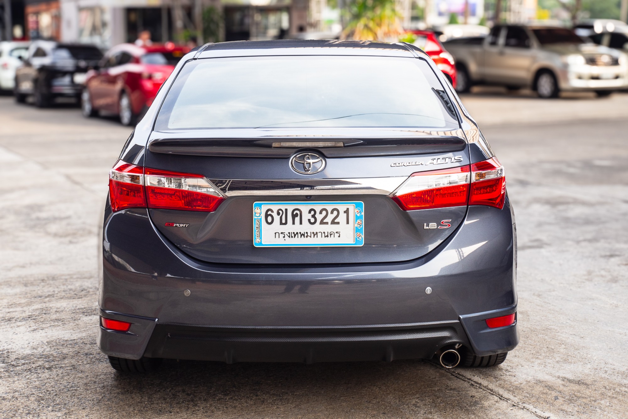 2014 Toyota Yaris สีเทา