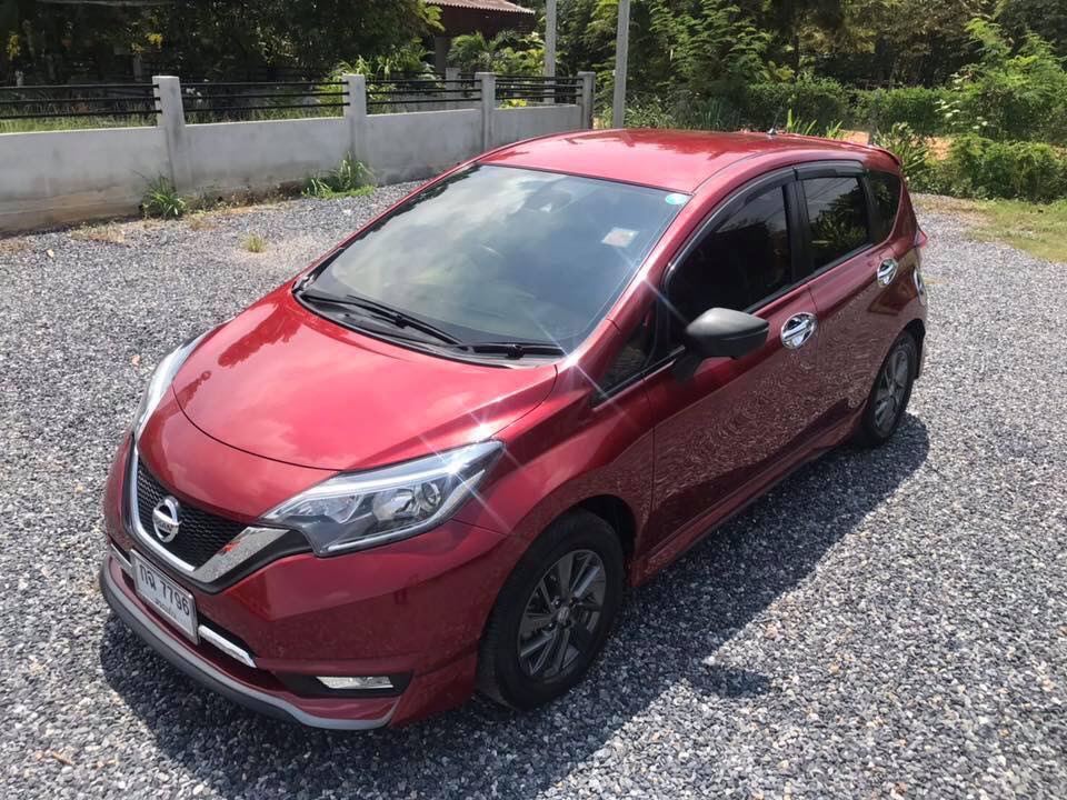 Nissan Note ปี 2017 สีแดง