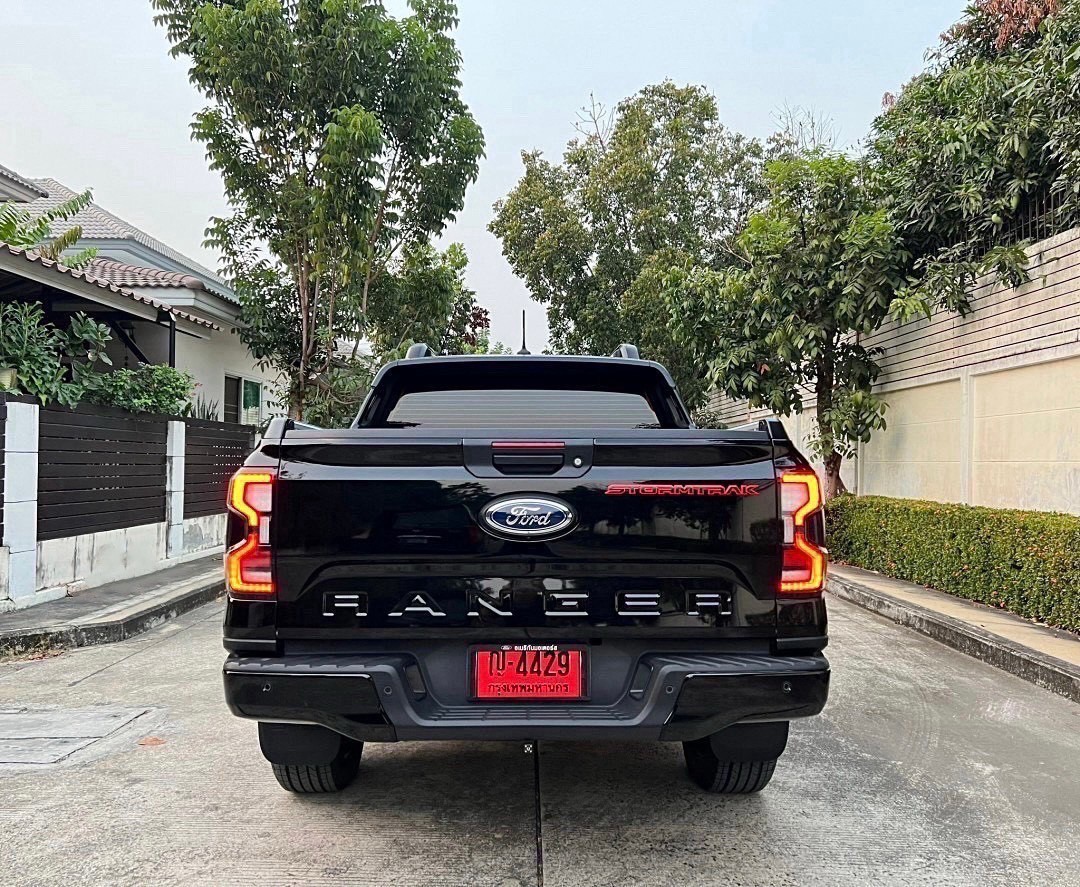 2025 #Ford RANGER STORMTRAK 2.0 Bi-Turbo 10AT 4x2 สีดำ