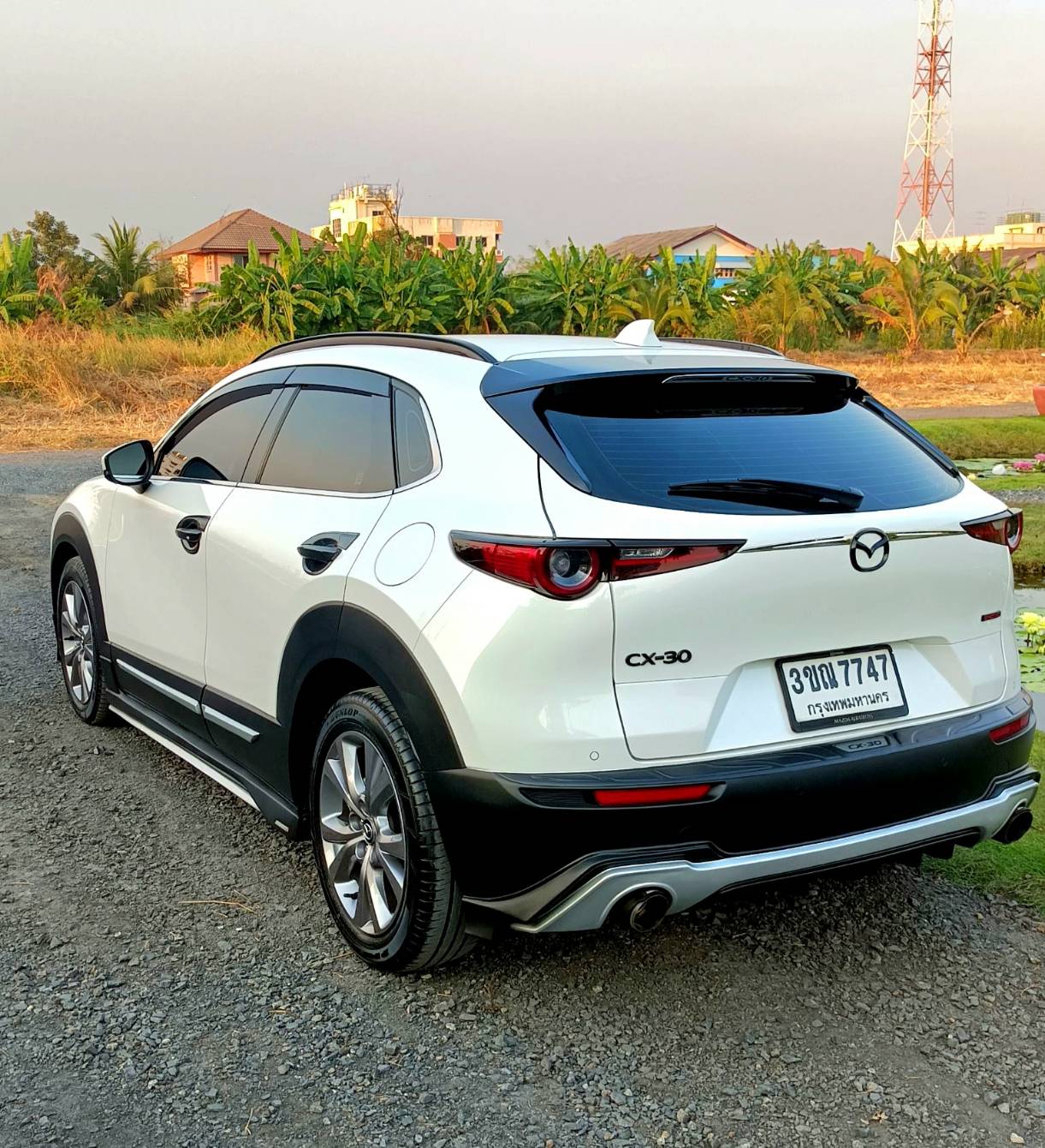 ไมล์ 30,000 กม Mazda CX30 SP รุ่นท๊อปสุด sunroof ลำโพงBose ปี2022 สีขาวมุก