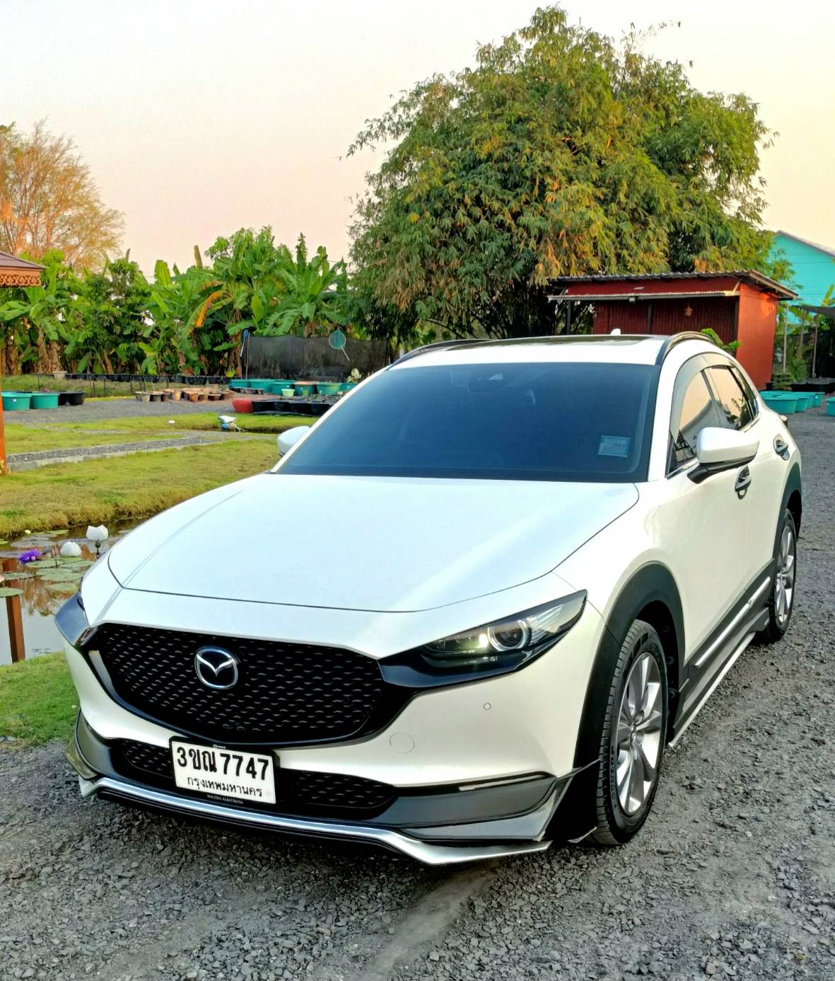 ไมล์ 30,000 กม Mazda CX30 SP รุ่นท๊อปสุด sunroof ลำโพงBose ปี2022 สีขาวมุก