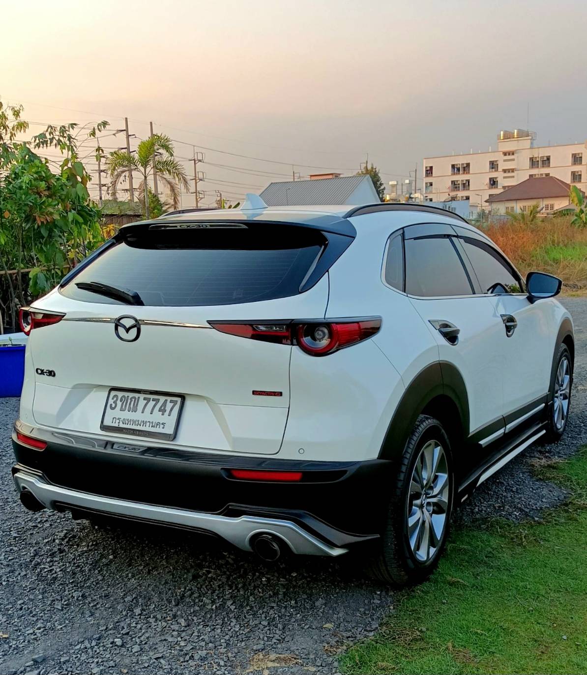 ไมล์ 30,000 กม Mazda CX30 SP รุ่นท๊อปสุด sunroof ลำโพงBose ปี2022 สีขาวมุก