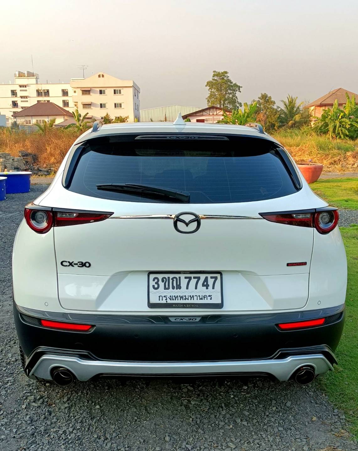 ไมล์ 30,000 กม Mazda CX30 SP รุ่นท๊อปสุด sunroof ลำโพงBose ปี2022 สีขาวมุก