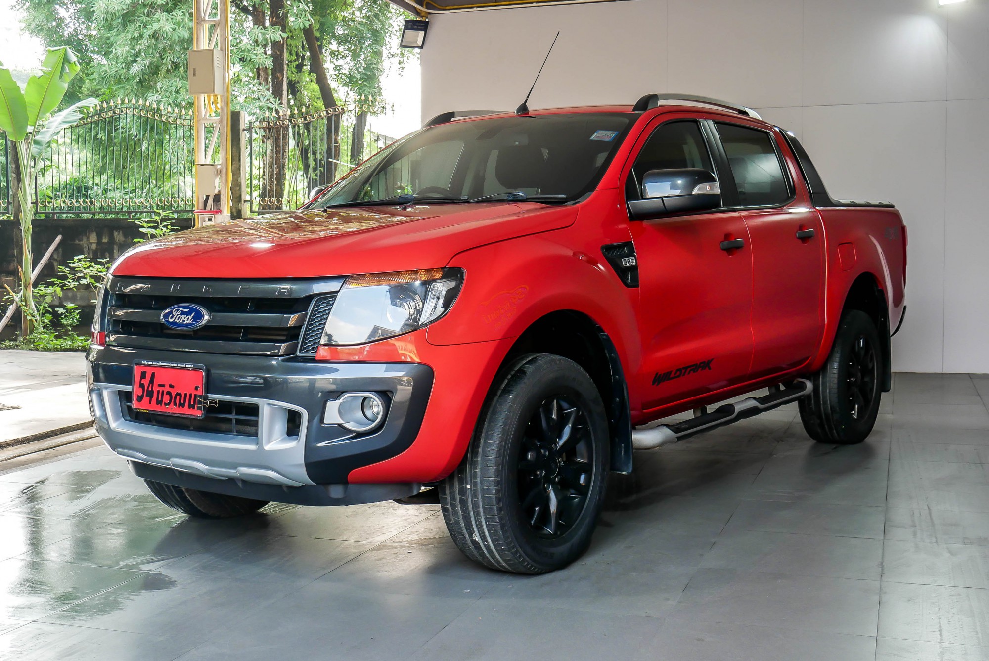 FORD RANGER DOUBLECAB 3.2 WILDTACK 4WD. AT ปี 2013 สีส้ม