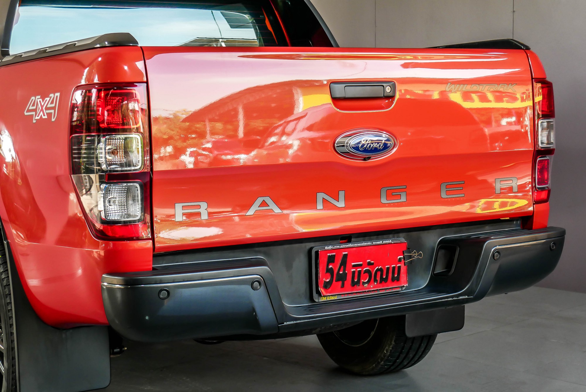 FORD RANGER DOUBLECAB 3.2 WILDTACK 4WD. AT ปี 2013 สีส้ม