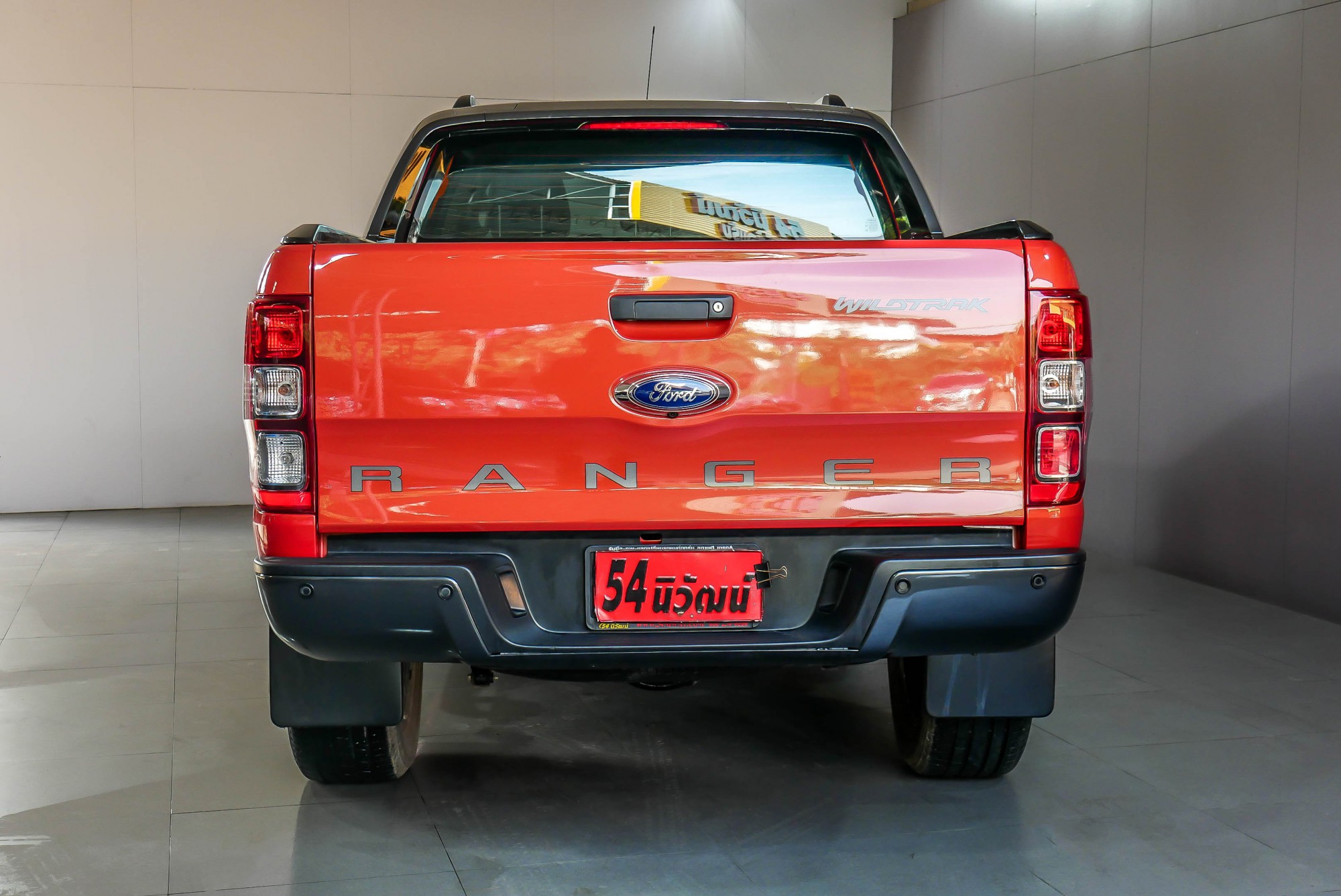 FORD RANGER DOUBLECAB 3.2 WILDTACK 4WD. AT ปี 2013 สีส้ม