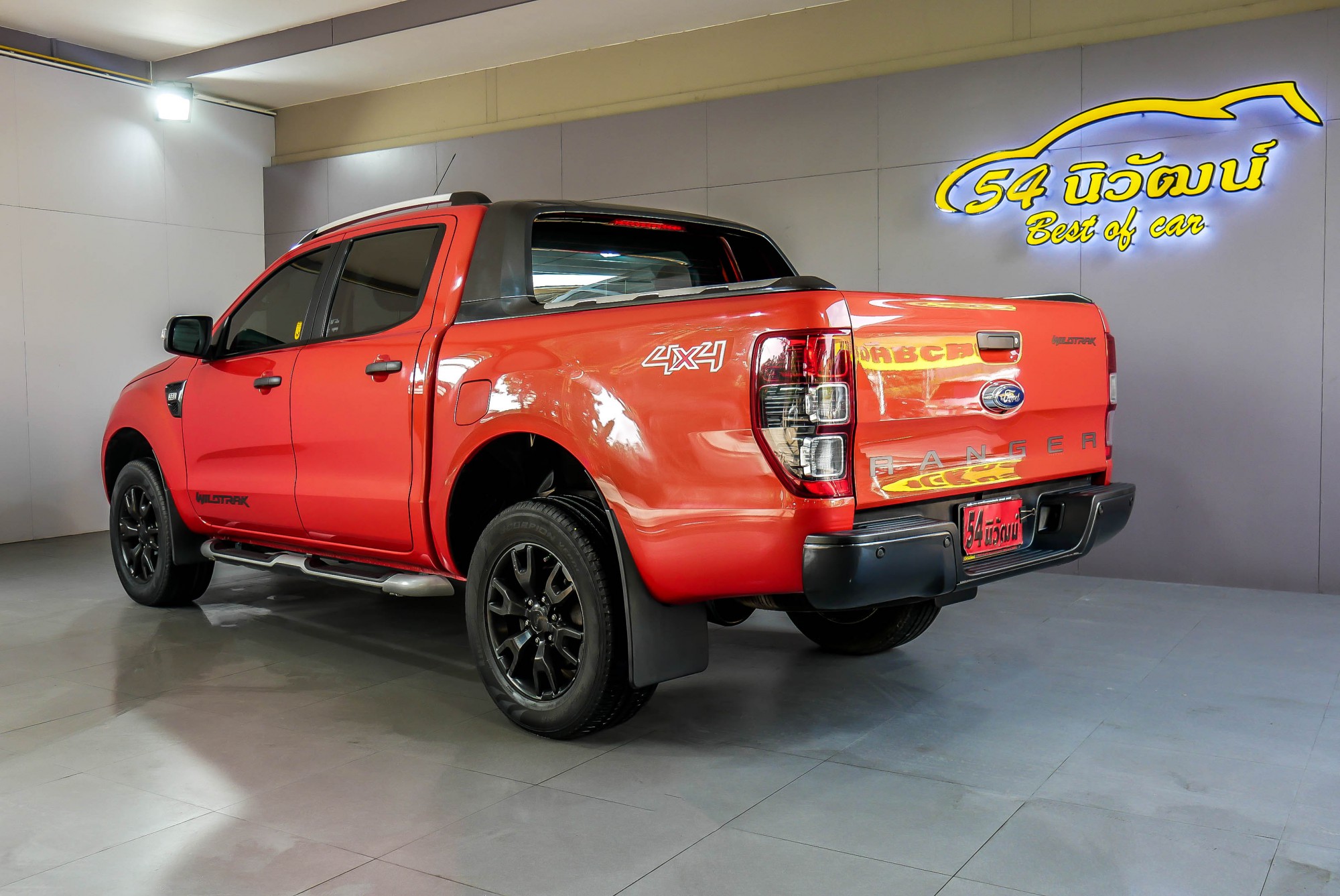 FORD RANGER DOUBLECAB 3.2 WILDTACK 4WD. AT ปี 2013 สีส้ม