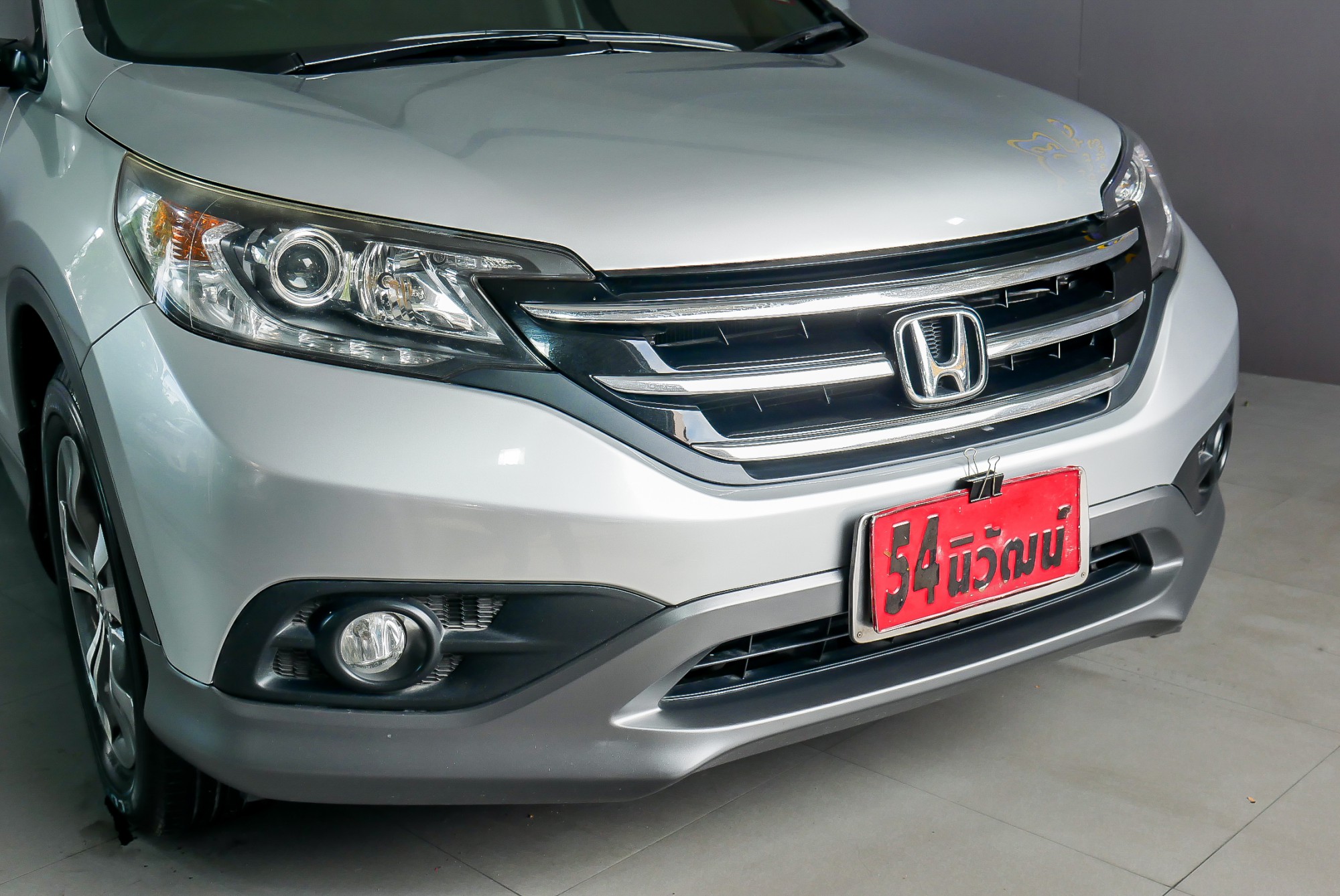 HONDA CR-V G4 2.4 EL NAVI 4WD. ปี 2013 สีเงิน