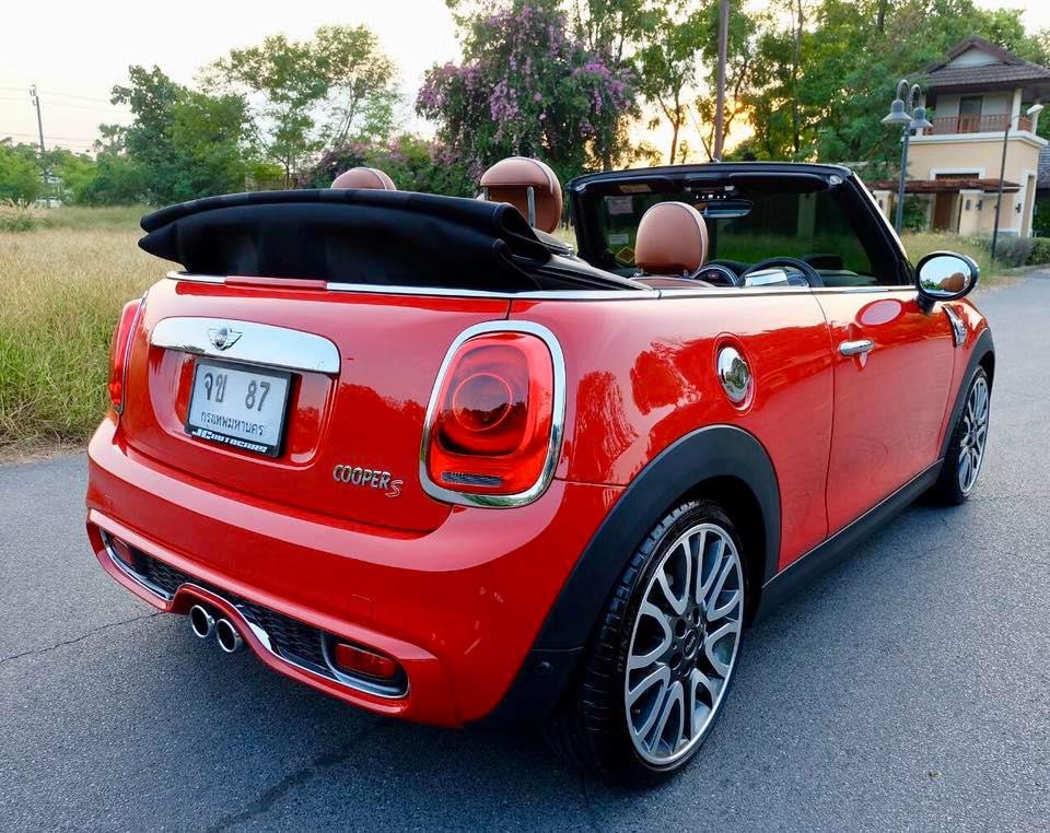 Mini Hatch (Cooper) Gen3 F57 (Convertible) ปี 2019 สีแดง