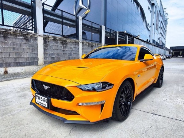 2019 Ford Mustang สีส้ม