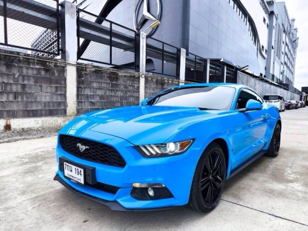 2017 Ford Mustang 2.3L สีฟ้า