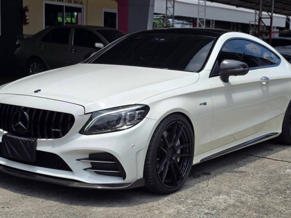 2020 Mercedes-Benz C-Class Coupe C43 AMG สีขาว