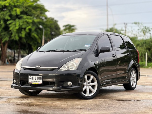 TOYOTA WISH 2.0 Q A/T 2006 สีดำ รถสวย พร้อมใช้ เจ้าของดูแลดีมาก