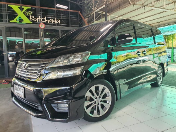 Toyota Vellfire 2.4V ปี 2011 สีดำ มือ 1 minor chang แล้ว