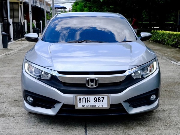 Honda Civic 1.5 Turbo CVT AT ปี 2017 เทา ไมล 12x,xxx kl