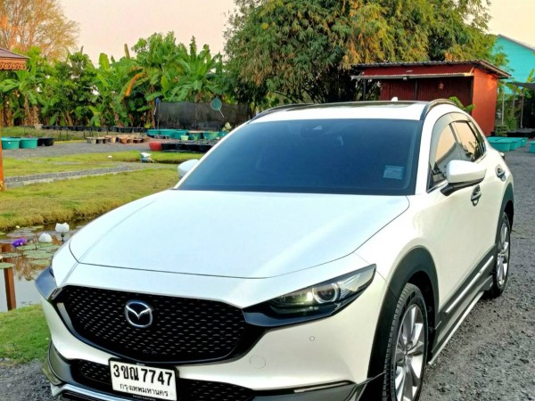 ไมล์ 30,000 กม Mazda CX30 SP รุ่นท๊อปสุด sunroof ลำโพงBose ปี2022 สีขาวมุก